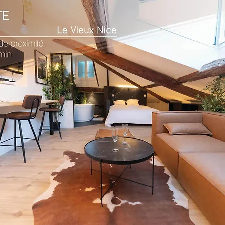 アパート Superbe Loft - Vieux - Balneo ニース